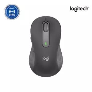 로지텍코리아 공식 시그니처 M650 무소음 무선 마우스 L 그래파이트(블랙)