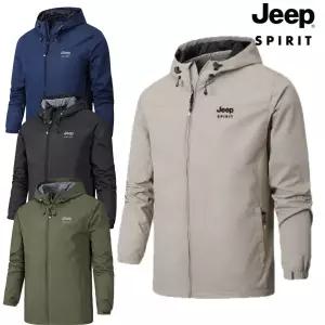 JEEP SPIRIT 봄 가을 남성 후드 방풍방수 바람막이 등산복 재킷