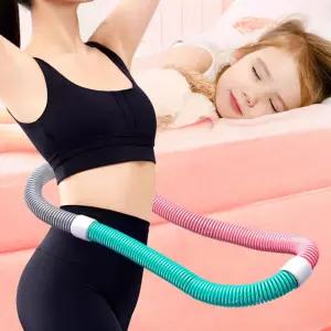줄 스프링훌라후프 실내 홈트 코어운동 가정용 무소음 다이어트기구