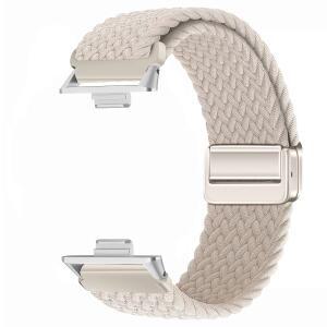 호환 샤오미 레드미 Watch 4 5용 마그네틱 루프 Miband 8 pro/9 밴드 스트랩 조절식 땋은 스포츠 나일론 교