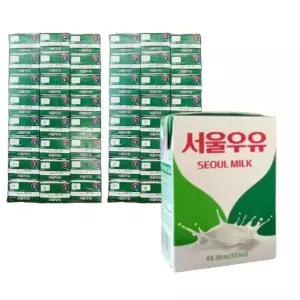 서울우유 팩 우유 200ml 24입 x 2박스