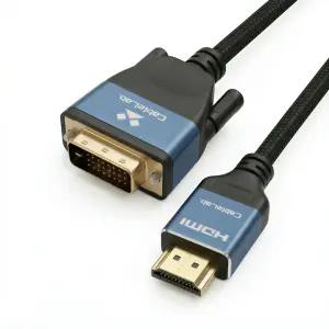 케이블연구소 HDMI 2.0 to DVI 양방향 변환 케이블 모니터선