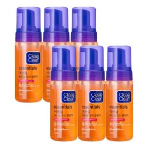 클린앤클리어 에센셜 페이셜 포밍클렌저 150ml 6개