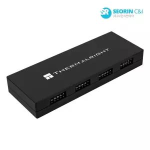 [서린공식] 써멀라이트 USB 2.0 HUB X5 서린 (블랙)