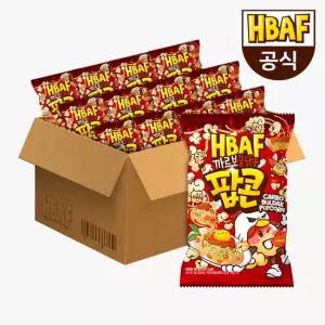 [본사직영] 바프 까르보불닭맛 팝콘 80g 12봉 세트 (1가지맛 1박스)