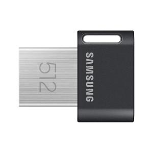 삼성 FIT 플러스 USB 3.2 플래시 드라이브, 512GB 표준 타입-A, 최대 400MB /s / 110MB 속도, 휴대용 저장 메모리 스틱, 2.0, MUF-512AB /A
