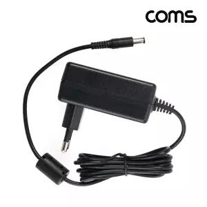 Coms DC 전원 어댑터 DC 15V 2A 1.5M/아답터/CCTV/가전제품/가정용/케이블/충전/사무용/컴퓨터/노트북/전원
