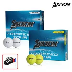 [던롭][스릭슨] TRISPEED TOUR 투어 골프공_3피스