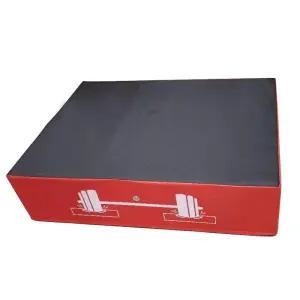 데드리프트블럭 쿠션 블록 역도 1쌍 패드 커버미포함 바벨 압축면 50x30x15 드랍 완충