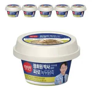 [소비기한 임박] CJ 햇반 라이스플랜 파로녹두닭죽 265g, 6개