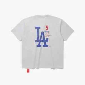 [뉴에라](광주신세계)MLB LA 다저스 플레이어 시그니처 티셔츠 팀 그레이 15147526
