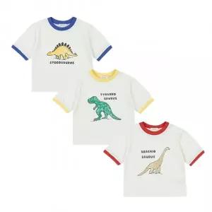 [롯데백화점]아가방 티치다이노티셔츠(BLUE,RED,YELLOW) 01R351006