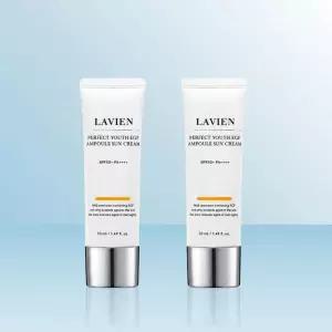 LAVIEN 퍼펙트 유스 EGF 앰플 선크림 50ml x 2개 / iuy