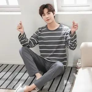 남자 잠옷 상하의 7종 남성용 홈웨어 실내복 긴소매 사계절 파자마