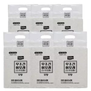 무조건 이모래 두부모래 가는입자 무향 2.5kg x 6개