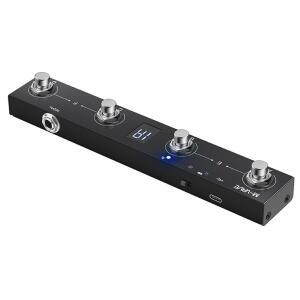 M-VAVE 초콜릿 BT 무선 미디 컨트롤러 4 풋스위치는 USB 풋 페달 앱 제어 기타 지원합니다