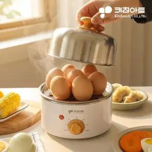 [eTVws]키친아트 가정용 올스텐 전기 달걀 계란찜기 에그쿠커 1단 KA-1577S1