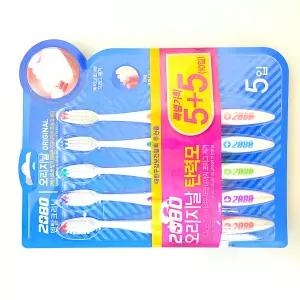 2080 오리지널 탄력모 칫솔세트 20개
