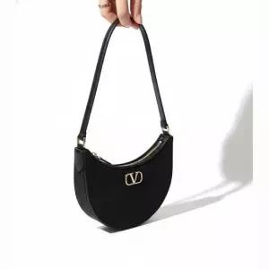 발렌티노 MUST IT_ V로고 시그니처 램스킨 미니 호보백 5W0P0W19 GPY 0NO5W2P0W19 0NO)