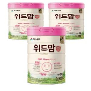 파스퇴르 위드맘 제왕 100일 3캔