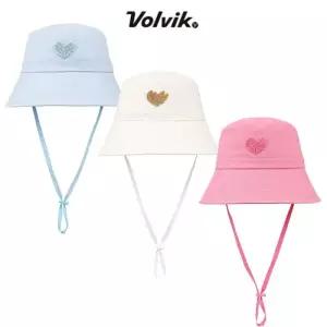 [볼빅]볼빅 골프 여성  하트 잔디 자수 버킷햇 VLAPO401_US