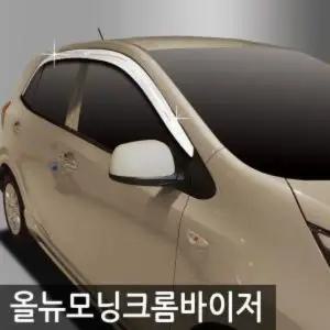 [RIZPICK]진흥 올뉴모닝 (17~현재) 크롬 도어 바이저 4P/D697