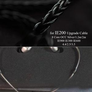 sennheiser 호환 IE900 업그레이드 케이블 8 가닥 OCC 2.5/3.5/4.4mm 밸런스드 1.2/2m HiFi 사운드 스테이