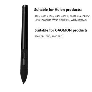 Huion 전문 그래픽 드로잉 태블릿 420H420H610 GAOMON S56KM106K1060PRO 용 PEN80 충전식 디지털 펜 스타일