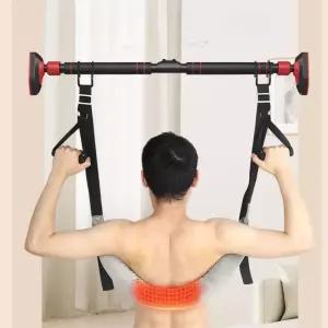 철봉 수평 요추밴드 스트레칭 굽은등 보호대 견인대 척추 사이즈 블랙