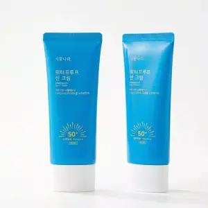 식물나라 산소수 워터프루프 선크림 100ml 2개