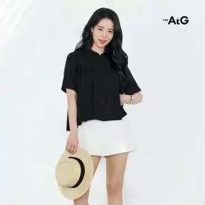 더엣지 [미리주문10 ] 26SS 린넨혼방 플리츠 블라우스2종