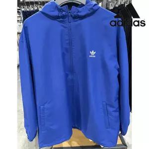[하프클럽/] 후드집업 자켓 /g16- IZ2421 / TREFOIL WB Semi Lucid Blue 바람막이 자켓