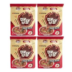 삼양 맵탱 마늘조개라면 110g 16개입(4봉) 매운라면 봉지 해장
