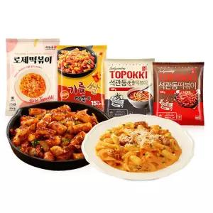 석관동떡볶이 BEST인기 떡볶이 골고루 4팩