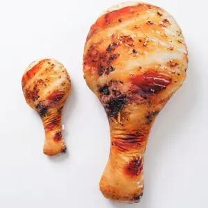 리빙러빙 닭다리 쿠션 바디필로우 킹받는 대형 치킨