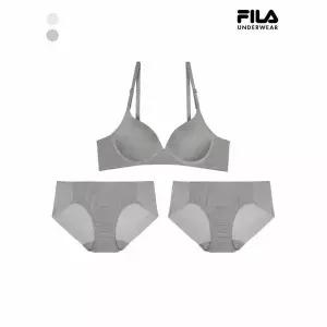 [하프클럽/휠라 언더웨어]에센셜 베이직 노와이어 브라1+팬티2 세트 2종 택1