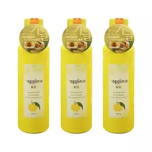 엘시시 프로폴린스 유자향 가글 600ml 3개 / 비엔에스