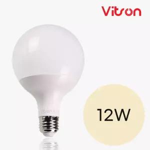 LED E26 G95 볼구롱 12W 주백색 롱타입 롱볼구 볼램프 전구 조명
