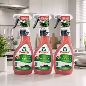 프로쉬 다목적 자몽 세정제 기름때 제거 스프레이 500ml 3개