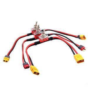 대전류 고부하 스위치 AMASS XT60 T-플러그 전원 ON-OFF 토글 1214AWG eBike RC 비행기 ESC 모터 연결