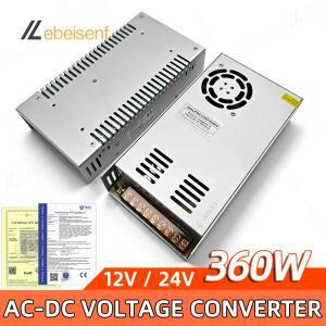 360W 고출력 스위칭 파워 서플라이 DC 12V 30A 24V 15A LED 조명 산업용 전원 어댑터