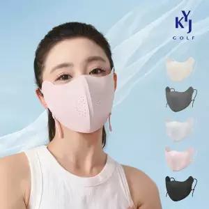[김영주골프] 여름 자외선차단 숨쉬기 편한 냉감 펀칭 마스크 KQMLMK03