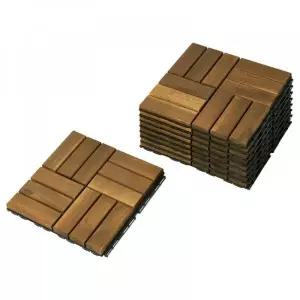 RUNNEN 룬넨 조립마루, 아카시아나무, 0.81 m²