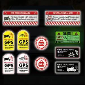 호환 1 PCS 자전거 오토바이 GPS 스티커 스쿠터 도난 방지 경고 스티커 추적 반사 방수 Paster 자전거 액세서리