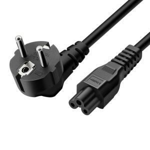 호환 노트북 어댑터 코드 1 2m EU 충전기 케이블 노트북 TV POWER LOGIC 공급 장치 용 C6 소켓 연장 케이블에 IEC C5 플러그