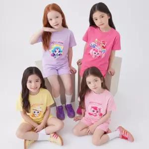 캐치! 티니핑 여아용 쭈리 5부 상하복 세트