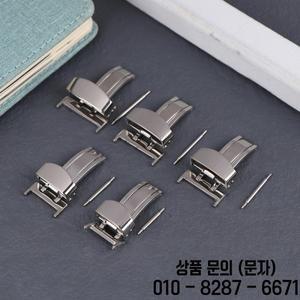 새로운 스테인레스 스틸 버터플라이 디플로이먼트 시계 버클 14mm 걸쇠 접이식