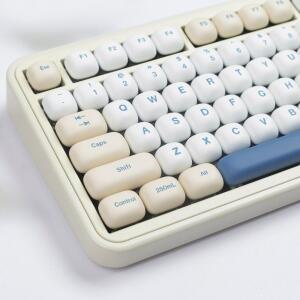 조약돌 키캡 DIY 라운드 키보드 커스텀 귀여운 기계식