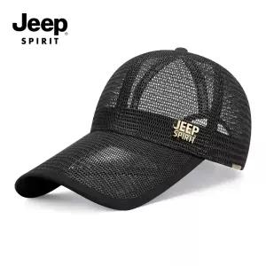 JEEP SPIRIT 남성 볼캡 여름 통기성 자외선차단 야구모자