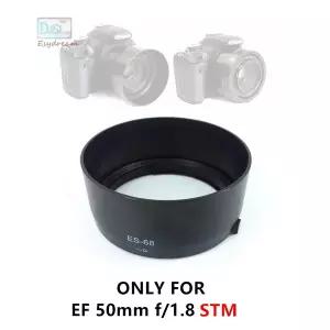 캐논 EOS EF 50mm f1.8 STM 49mm용 ES68 ES-68 카메라 렌즈 후드